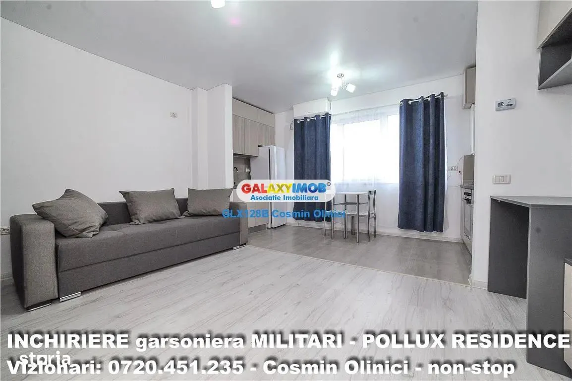 Inchiriere garsoniera bloc nou Militari - Pollux Residence - foto 1