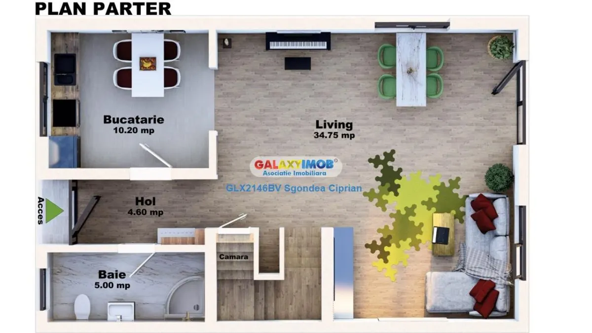Duplex Intabulat In Izvor De Vanzare 110 mp Utili 258 mp Teren - foto 9