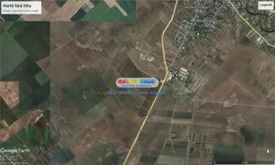 Adunatii Copaceni teren intravilan  14700 mp,deschidere 62m - foto 2