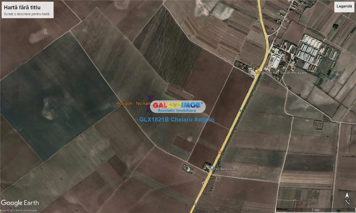 Adunatii Copaceni teren intravilan  14700 mp,deschidere 62m - foto 4