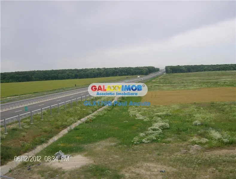 Teren Snagov 6000 mp cu acces la Nod Autostrada A3 - foto 1