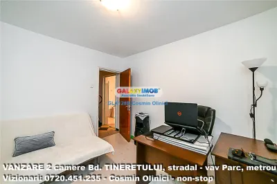 Vanzare 2 camere Bd. Tineretului - stradal - vav de parc, langa metrou - foto 6