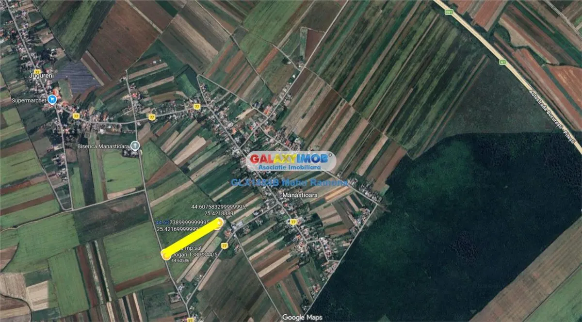 Teren agricol intravilan Uliesti, sat Dogari, apropiere Autostrada A1 - foto 1