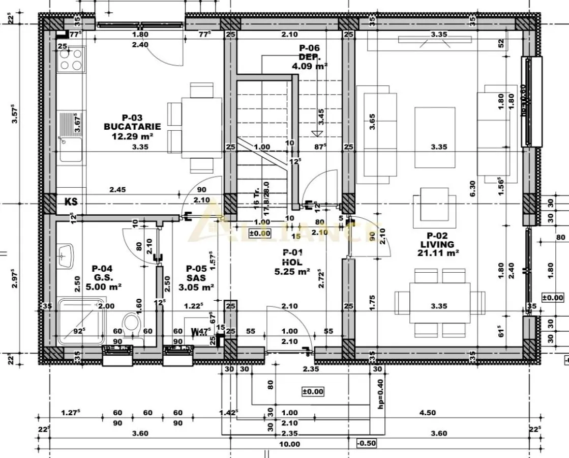 Vila individuala, 4 camere, 3 baie, curte 210mp - foto 5