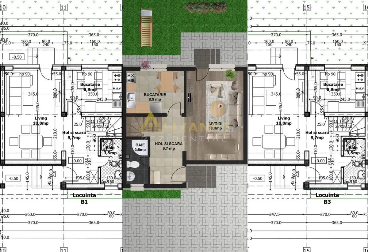 Vila noua 4 camere Popesti || pod izolat || curte proprie || parcare inclusa - foto 17