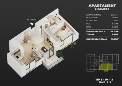Apartamente Moderne 2 si 3 Camere | Ansamblu Rezidential Nou Soseaua Leordeni - Popesti-Leordeni