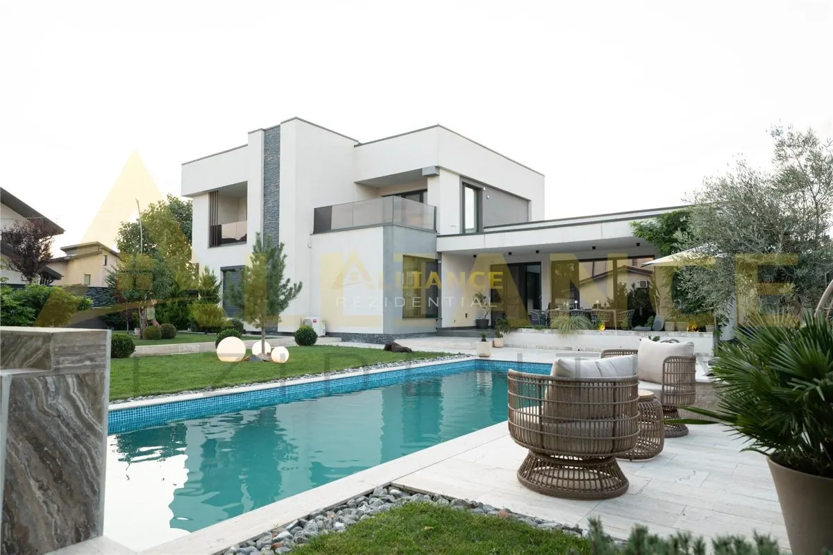 Vila Impresionanta cu Piscina Privata si Gradina de 850 mp in Comuna Berceni - foto 7