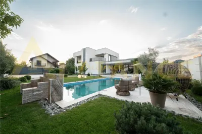 Vila Impresionanta cu Piscina Privata si Gradina de 850 mp in Comuna Berceni - foto 8