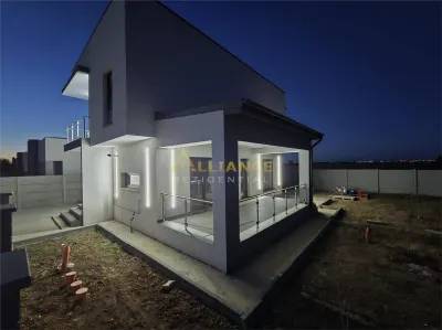 Vila individuala - 4 camere - 3 bai - incalzire pardoseala - placa de beton - foto 3