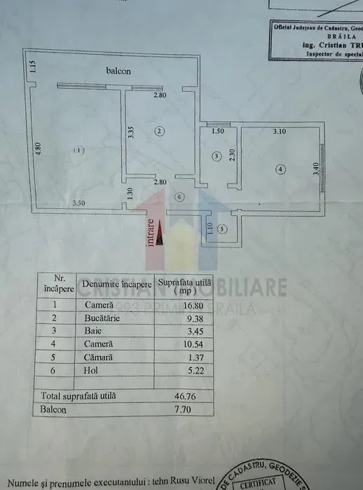 Posibilitate RATE! 2 camere, etaj 3, Vidin - foto 8
