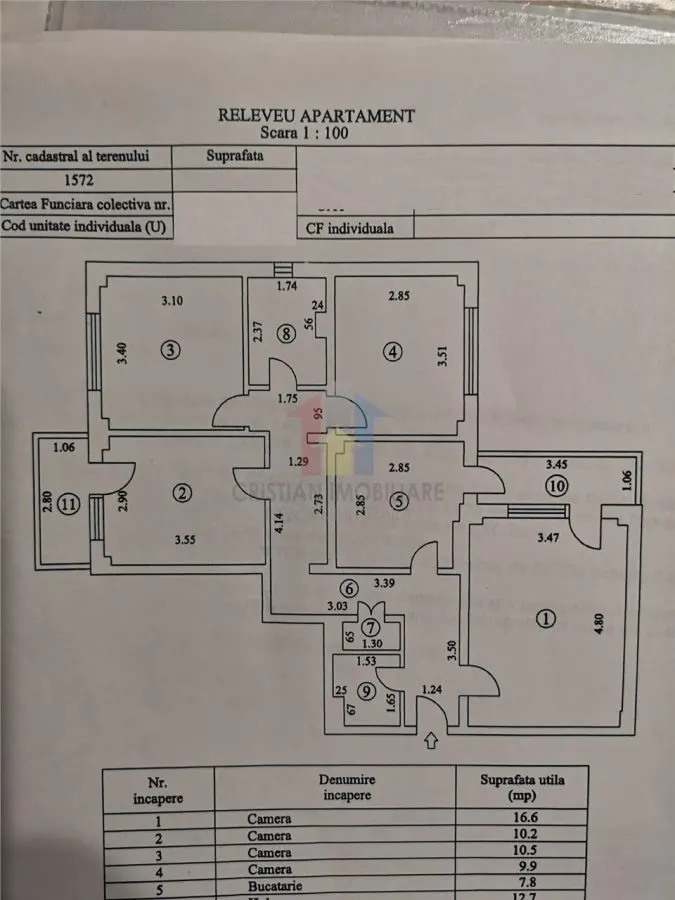 4 camere, 80 mp, etaj 2, Decomandat - Plantelor - foto 3