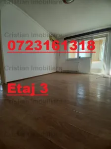 Ap. 2 camere, etaj 3, 2 balcoane, Confort 1 - 55 mp,  Calea Galati - Braila