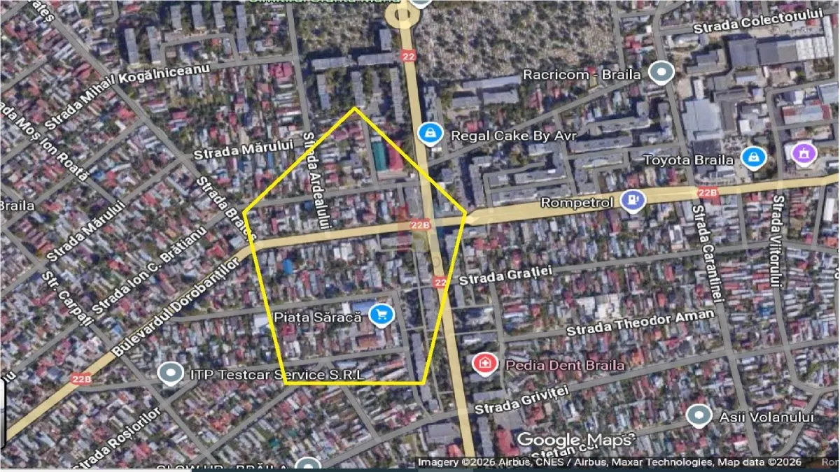 Teren 280mp FOARTE BUN zona intersectia Dorobanti#C.Galati - foto 1