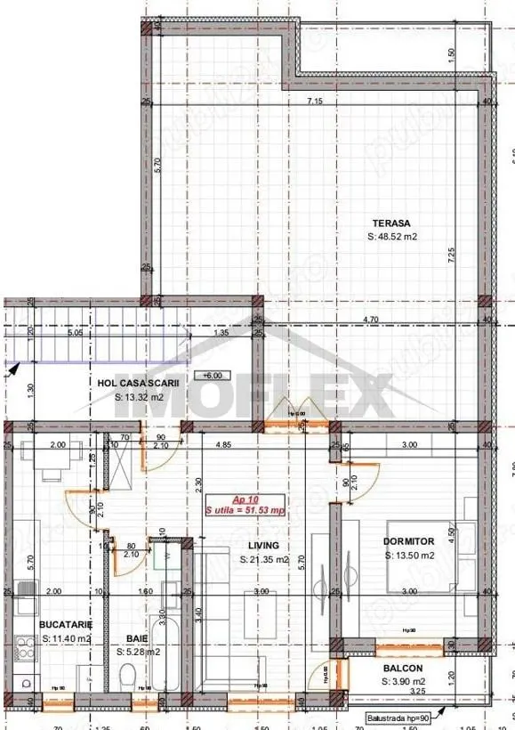 Apartament de tip Penthouse cu terasă în Chișoda - foto 4
