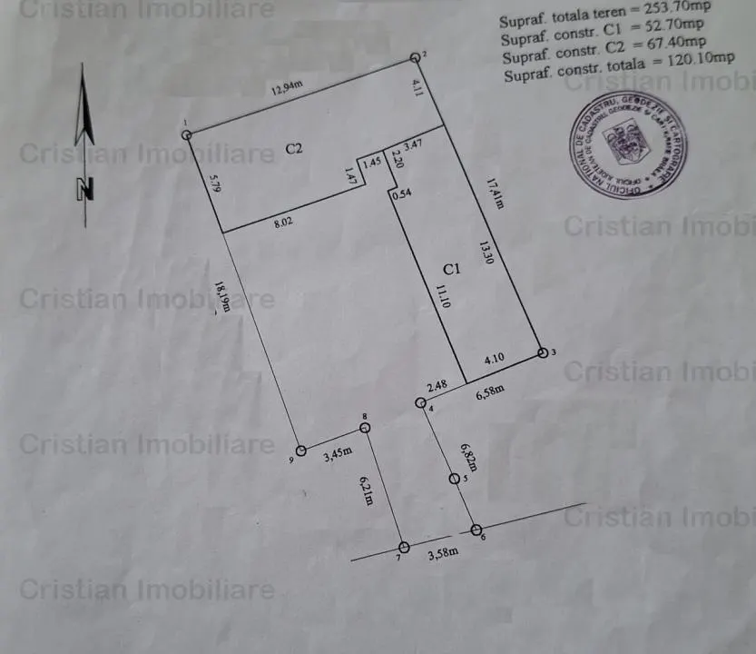Teren 280mp +Casa batraneasca zona Dorobanti - C.Galati - foto 2