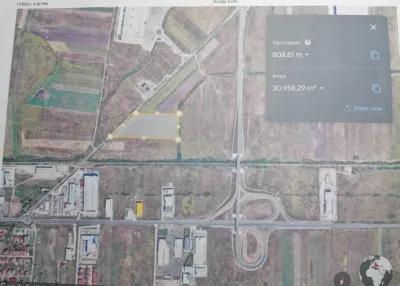 Teren cu  PUZ  Lidl  Ghiroda Aeroport regim inaltime P+3E . - foto 3