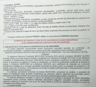 Teren cu  PUZ  Lidl  Ghiroda Aeroport regim inaltime P+3E . - foto 4