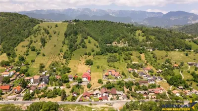 FILM!View superb catre munti,teren pretabil constructie Hotel,4.400 mp, Moieciu de Jos, Bran - foto 12