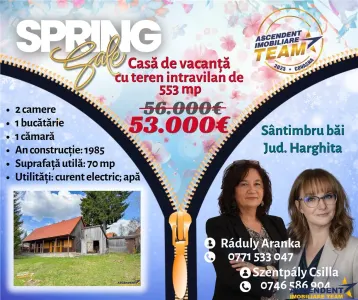 3D&FILM! Casa de vacanta rustica, panorama superba,Santimbru Bai,Harghita - Sancraieni
