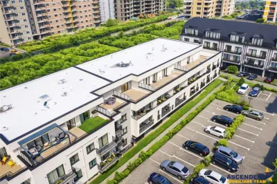 Apartament 2 camere,tip penthouse,mobilat, utilat,2 terase,100mp,Tractorul,Brasov. - foto 11