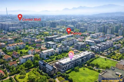 Apartament 2 camere,tip penthouse,mobilat, utilat,2 terase,100mp,Tractorul,Brasov. - foto 3
