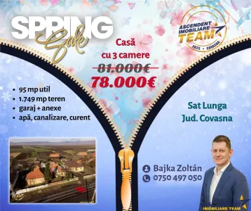 Proprietate pe 1.800 mp teren, avantaje alese, in vecinatatea orasului Targu Secuiesc. - Targu Secuiesc
