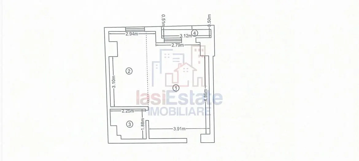Apartament 1 camera Tatarasi - foto 10