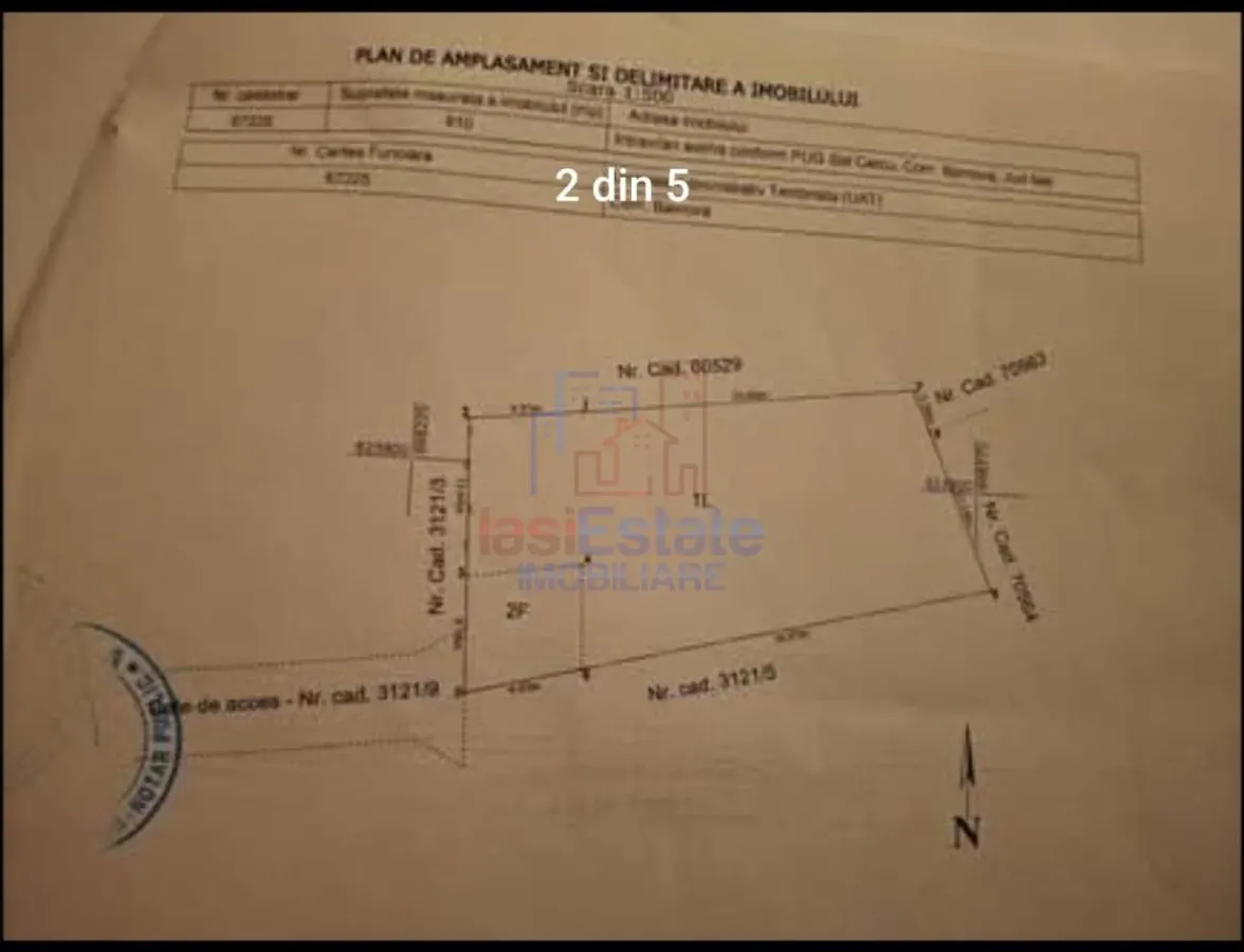 Barnova Cercu TEREN 910mp intravilan cu utilitati panorama frumoasa - foto 6