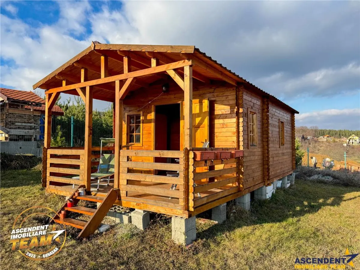 Teren intravilan 520 mp cu casuta din lemn,zona linistita,aproape de oras,Sancraiu,Covasna - foto 3