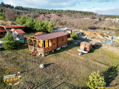 Teren intravilan 520 mp cu casuta din lemn,zona linistita,aproape de oras,Sancraiu,Covasna - foto 5