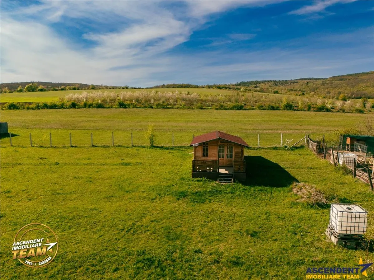 Cauti liniste aproape de oras? Teren 1.500 mp cu casuta in Calnic, Covasna - foto 7