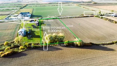 Teren intravilan - 8.000 mp in Botiz | Acces din Drum European - foto 8