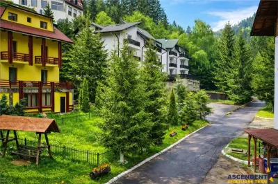 In ambientul statiunii Poiana Brasov,etaj1, 2bai,terasa la 360 grade,parcare asigurata - Brasov