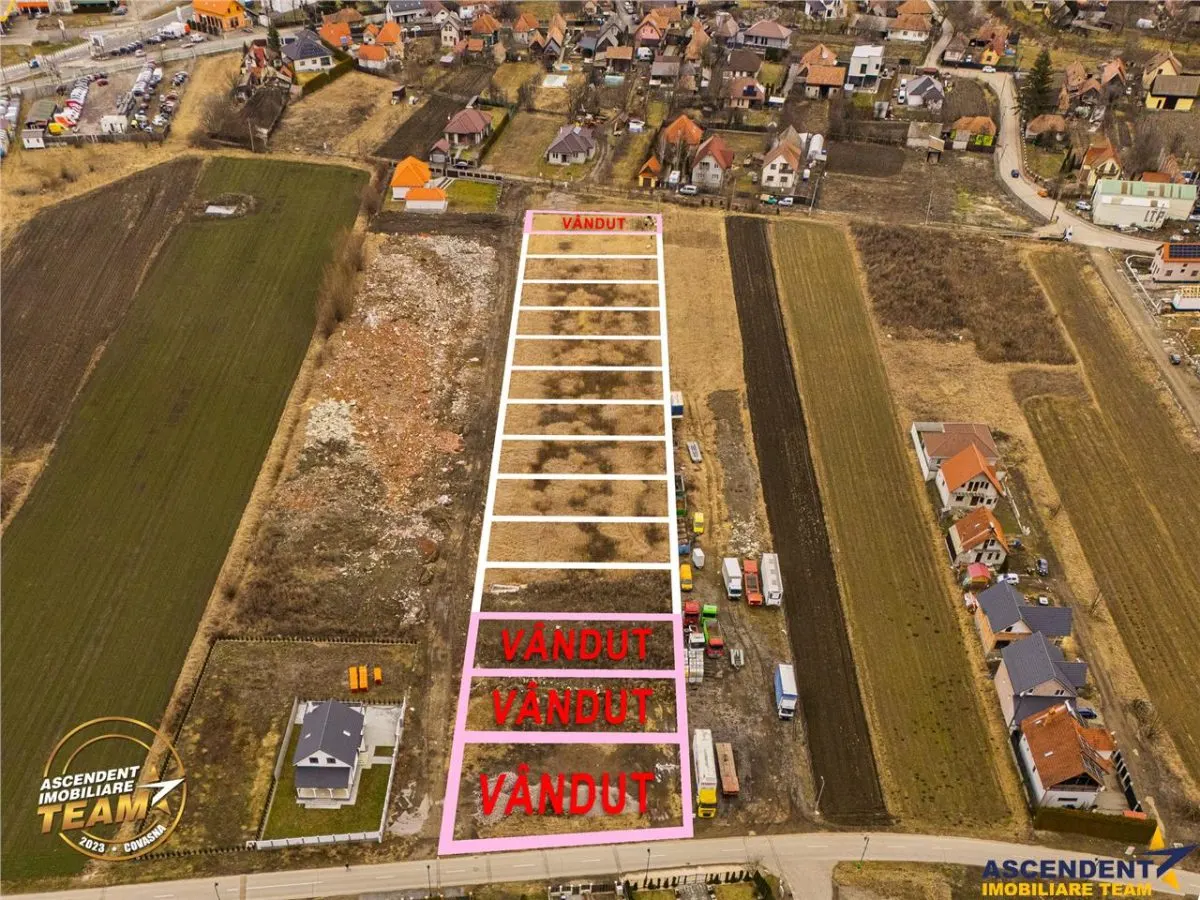 FILM! Terenuri intravilane de 680mp de vanzare, cu utilitati, Targu Secuiesc - foto 4
