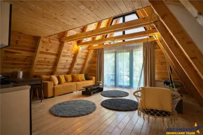 In incantare peisagistica,rafinata cabana, echipata,Moieciu,Bran,Brasov - foto 10
