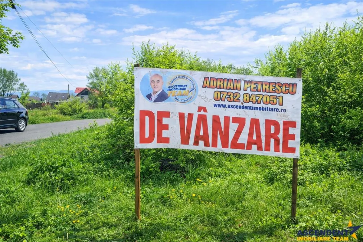 Teren intravilan,constructii,800mp,cartier nou,utilitati,acces facil,Prejmer,Brasov - foto 1