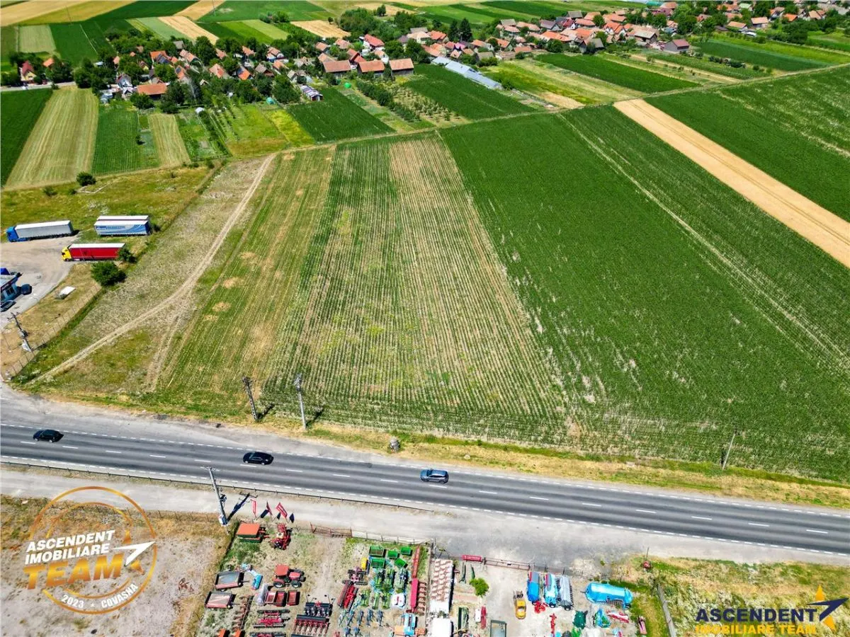 8.400mp, la DN12, cu Certificat Urbanism, teren intravilan, Chichis, Covasna. - foto 7