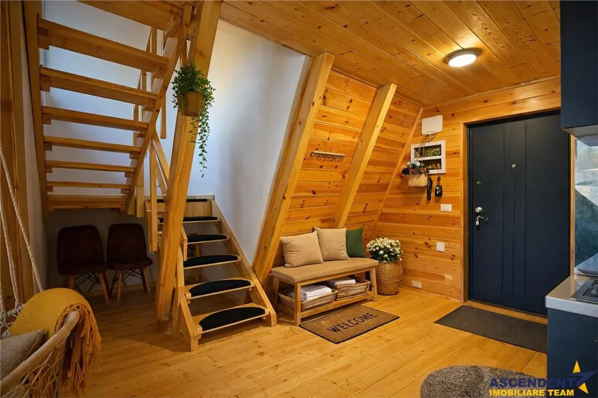 3 rezidente elegante, tip A frame, constructie 2025, Moieciu de Jos, Bran, Brasov - foto 5