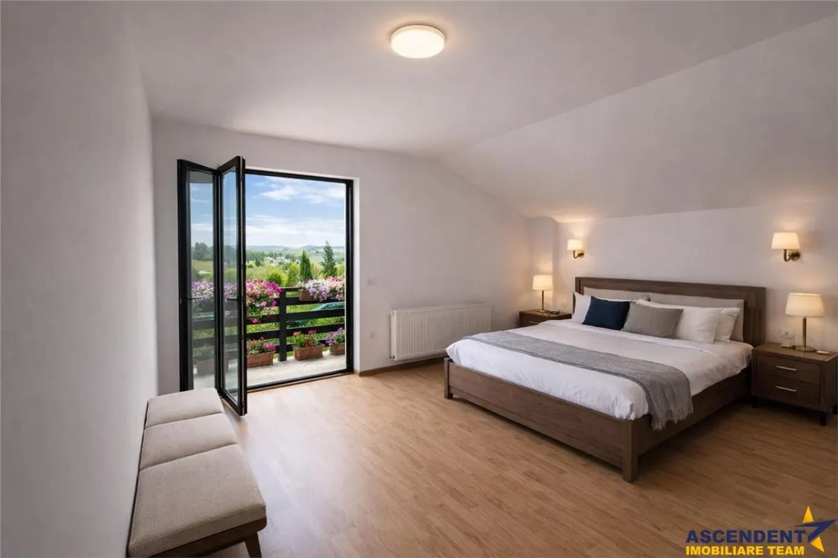Casa pe 5 camere, constructie noua, 600mp teren, Harman, Brasov - foto 1