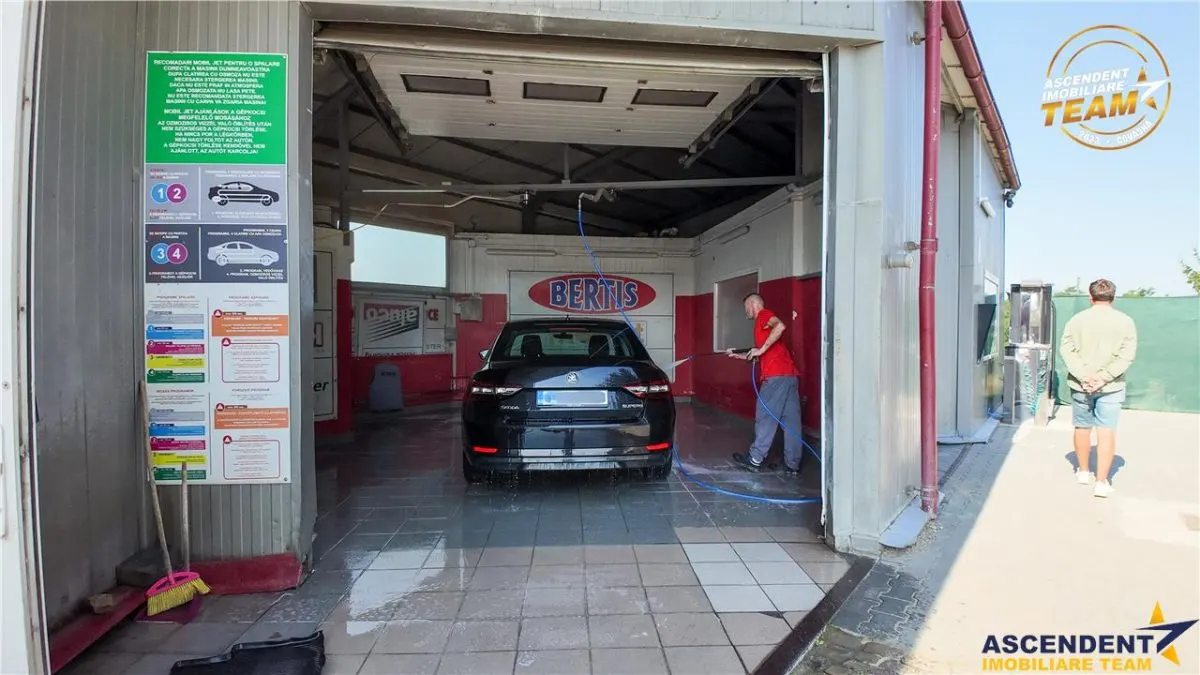 FILM! Spalatorie auto, echipata, +transfer afacere, zona circulata intens, Sfantu Gheorghe - foto 15
