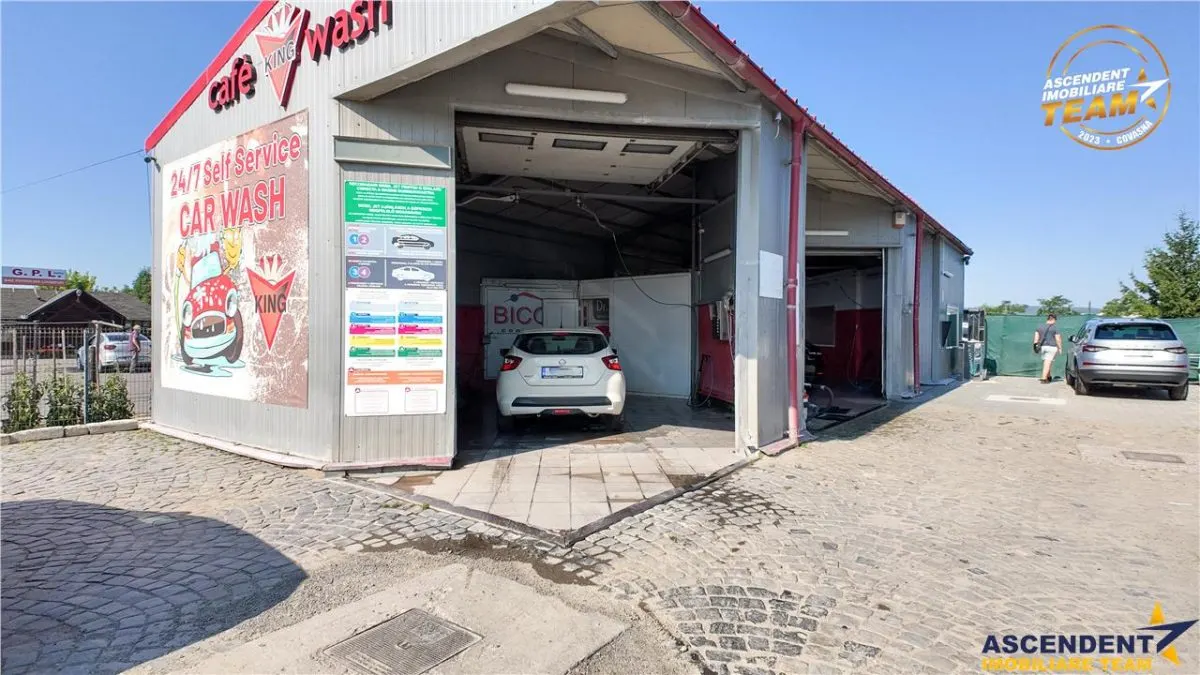 FILM! Spalatorie auto, echipata, +transfer afacere, zona circulata intens, Sfantu Gheorghe - foto 3