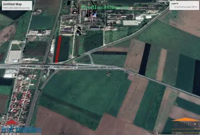Teren 5.000 mp pentru diverse activitati cu acces din sosea strada Ovidiu in fata la CET Arad - foto 2