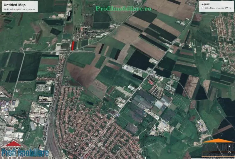 Teren 5.000 mp pentru diverse activitati cu acces din sosea strada Ovidiu in fata la CET Arad - foto 3