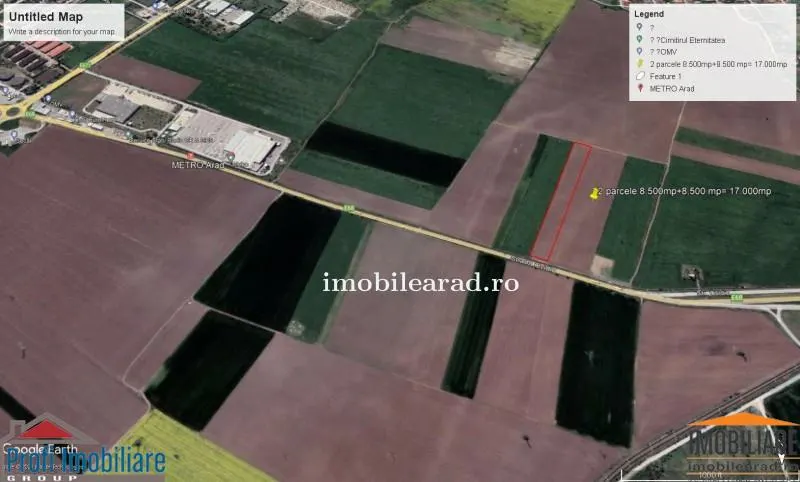 Teren intravilan 17.000 mp cu front la Centura intre Metro si 6 Vanatori - foto 1