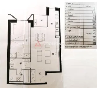 apartament de 2 camere nou , mobilat, utilat lux in ansamblul rezidential â€œ102 The Addressâ€, cu parcare in garaj subteran - foto 7