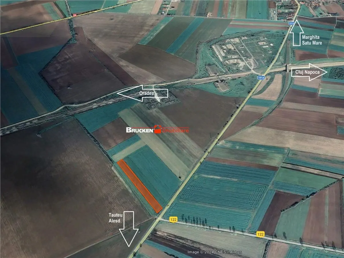 Teren Intravilan - Autostrada Transilvania - iesirea Chiribis - foto 1