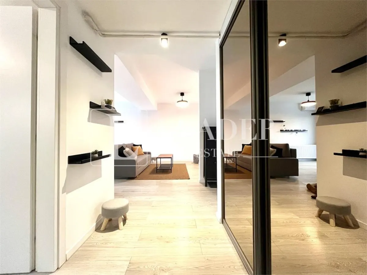 Apartament mobilat cu 2 camere | Pipera | Bloc 2020 | Parcare subterana - foto 21