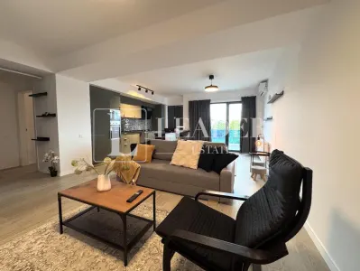 Apartament mobilat cu 2 camere | Pipera | Bloc 2020 | Parcare subterana - foto 9
