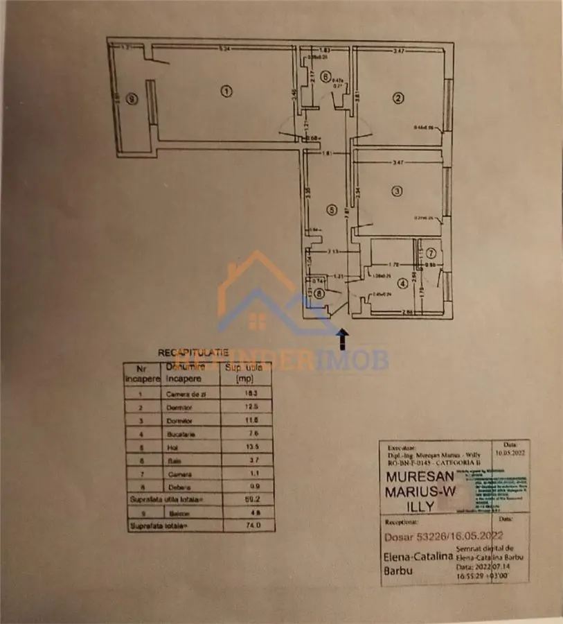 Apartament de vanzare cu 3 camere, zona Dristor - foto 8