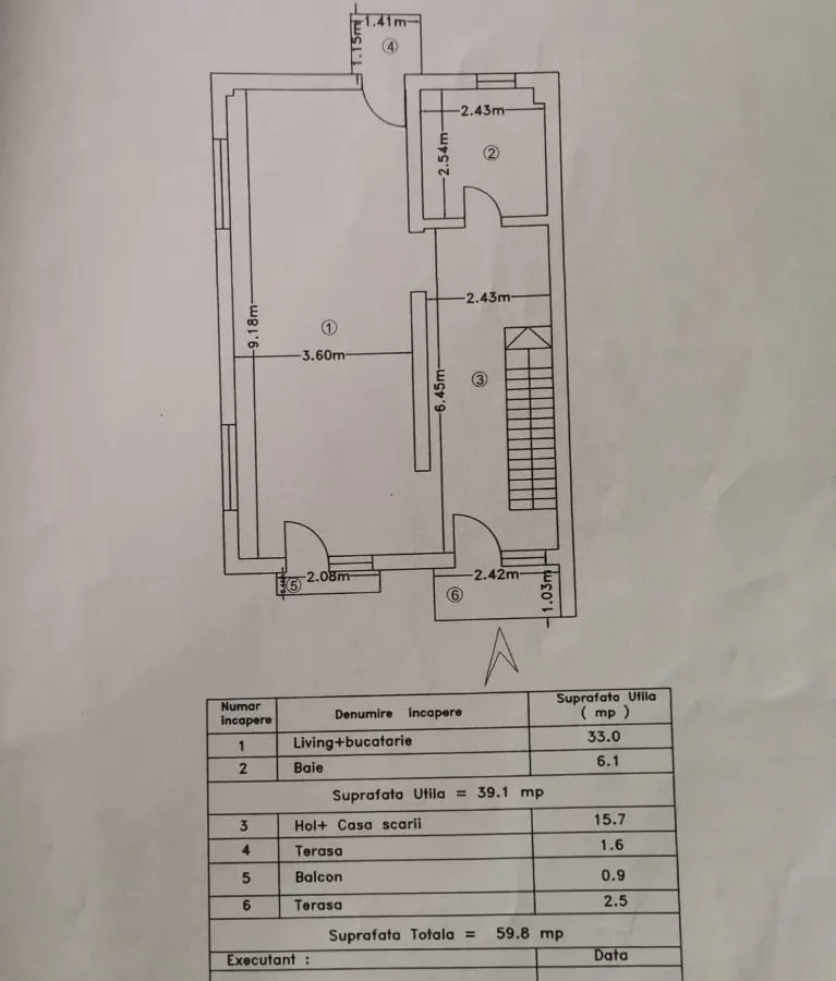 Vila D+P+1E Hlincea, 5 camere, 160 mp utili, teren 606 mp - foto 11